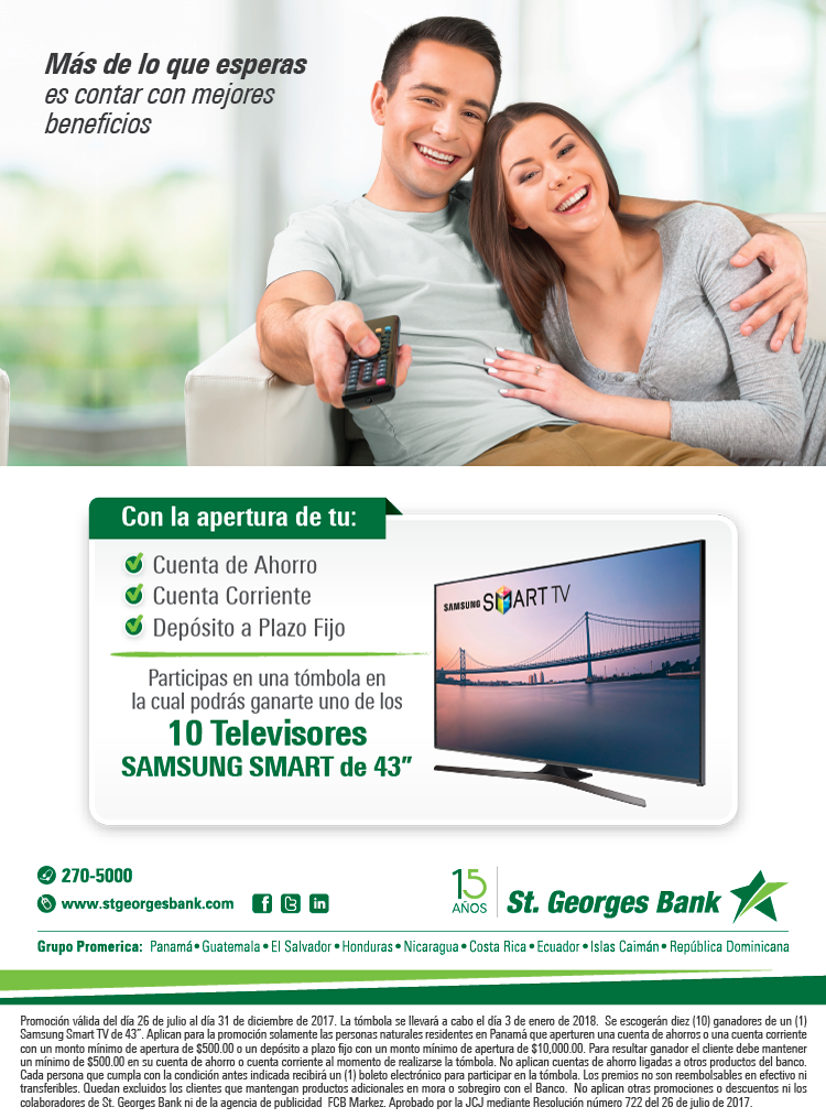 Gánate 10 TV Samsung Smart de 43 pulgadas !!!